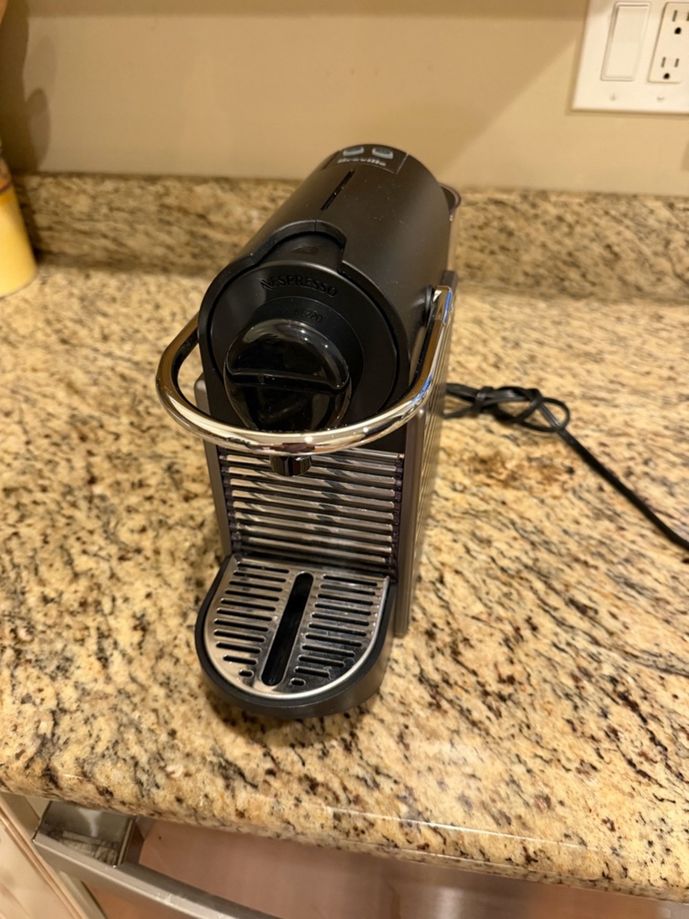 Breville Espresso Capsule Machine - Black with Chrome Accents